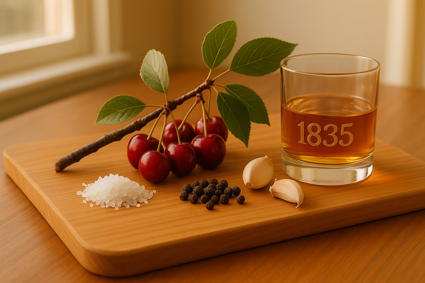 7GT SB7 Smoked Salt, Pepper & Garlic Blend- Cherry 1835 Bourbon Infused (6oz)