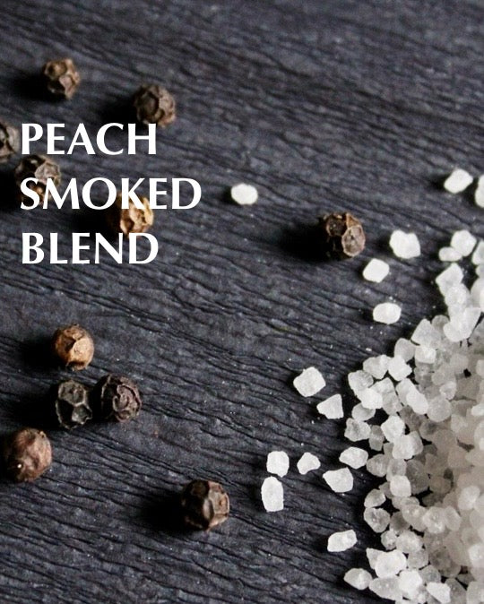 7GT Smoked Salt & Pepper Blend-Peach, 1835 Bourbon Infused (6oz)