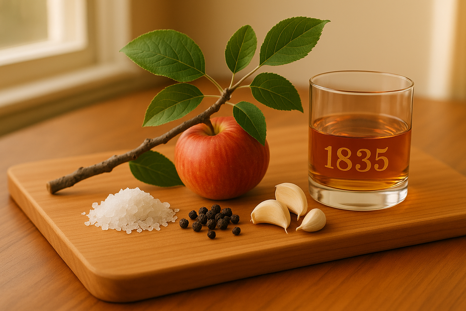 7GT SB3 Smoked Salt and Pepper and Garlic Blend-Applewood, 1835 Bourbon Infused (6oz)