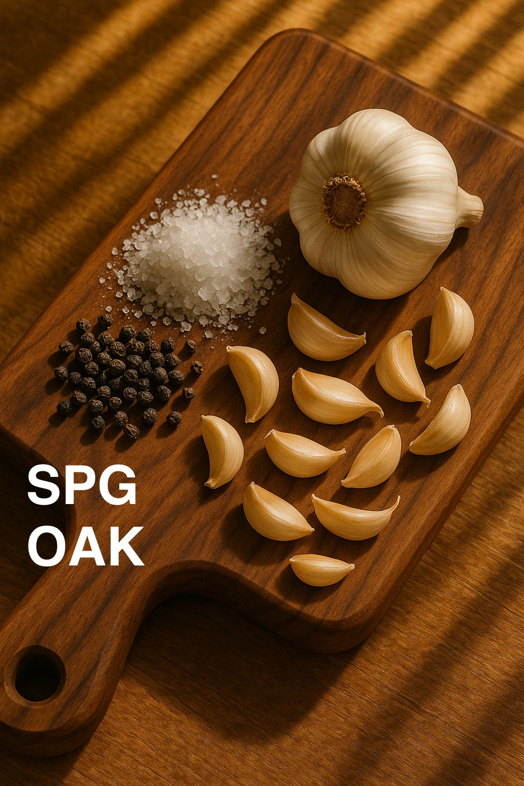 7GT Smoked Salt, Pepper & Garlic Blend, 1835 Bourbon Infused-Oak (6oz)