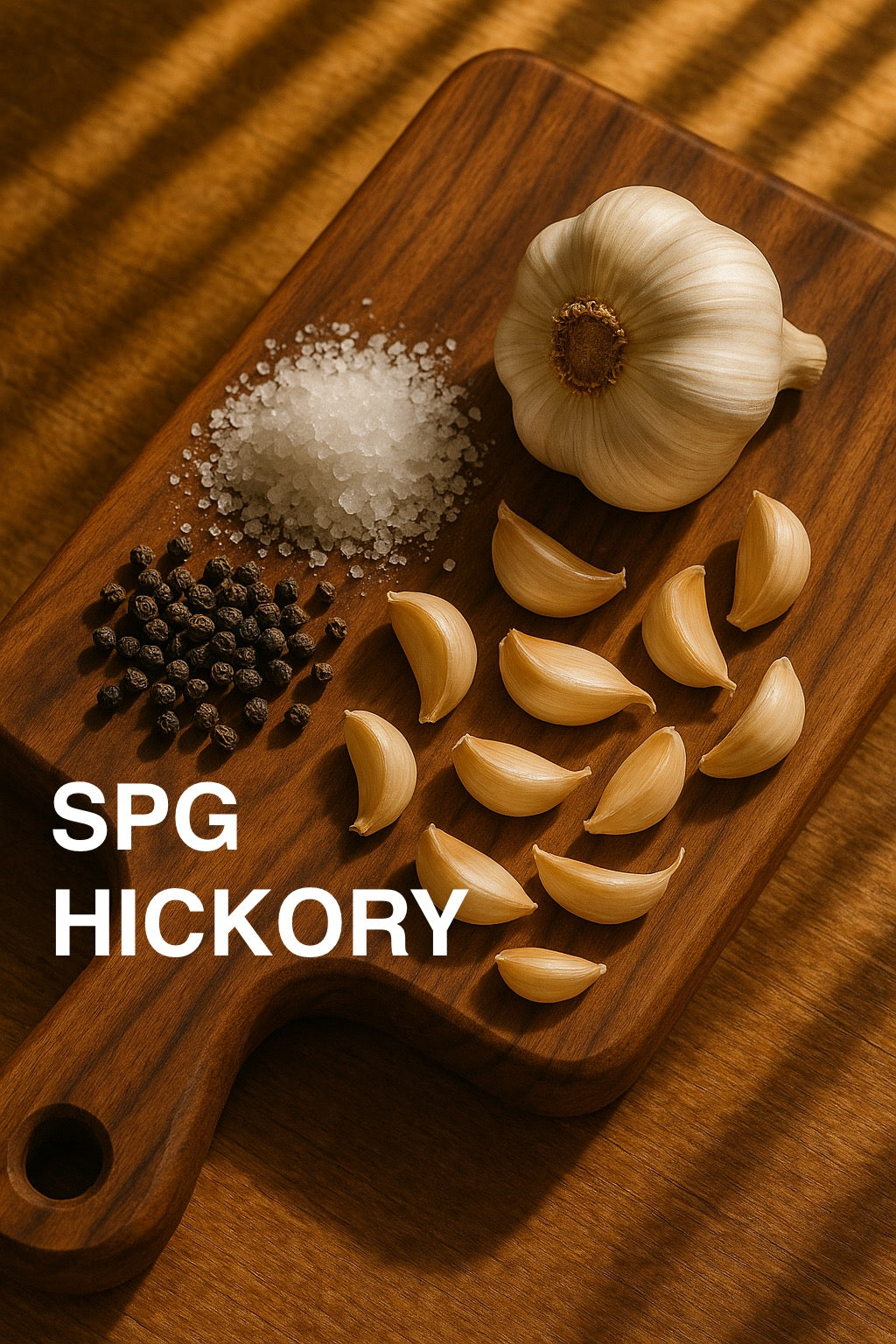 7GT Smoked Salt, Pepper & Garlic Blend-Hickory, 1835 Bourbon Infused (6oz)