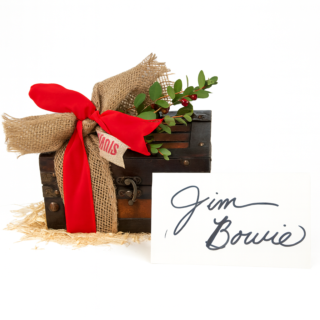 7GT Christmas Special: The Jim Bowie Gift Trunk SPG in Mesquite, Pecan & Oak *LIMITED EDITION*
